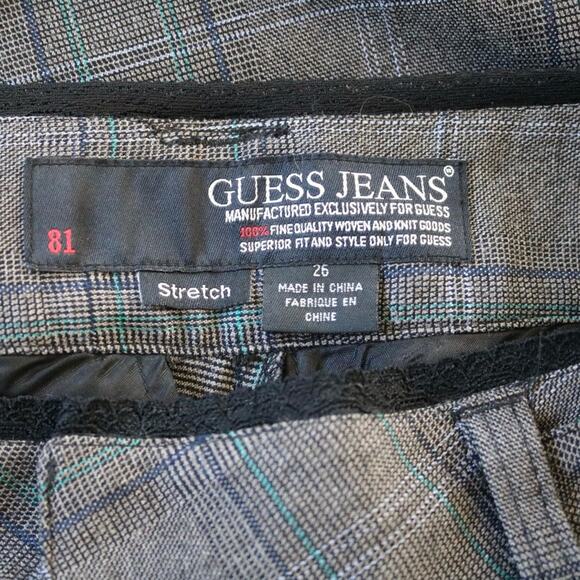 Guess Jeans Dark Gray & Black Stretch Bermuda Shorts - Picture 5 of 6